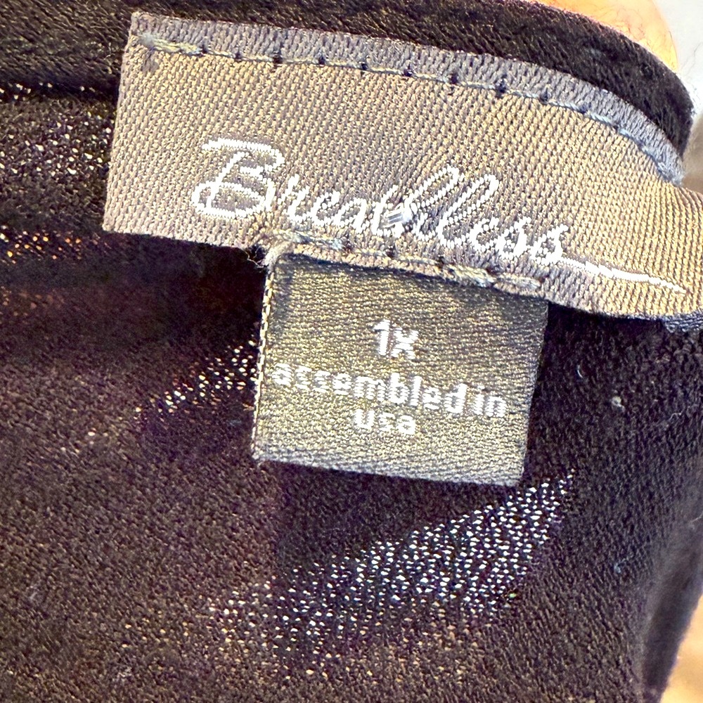 Breathless Black Sleeveless Choker Dress – Size 1X - Picture 4 of 4